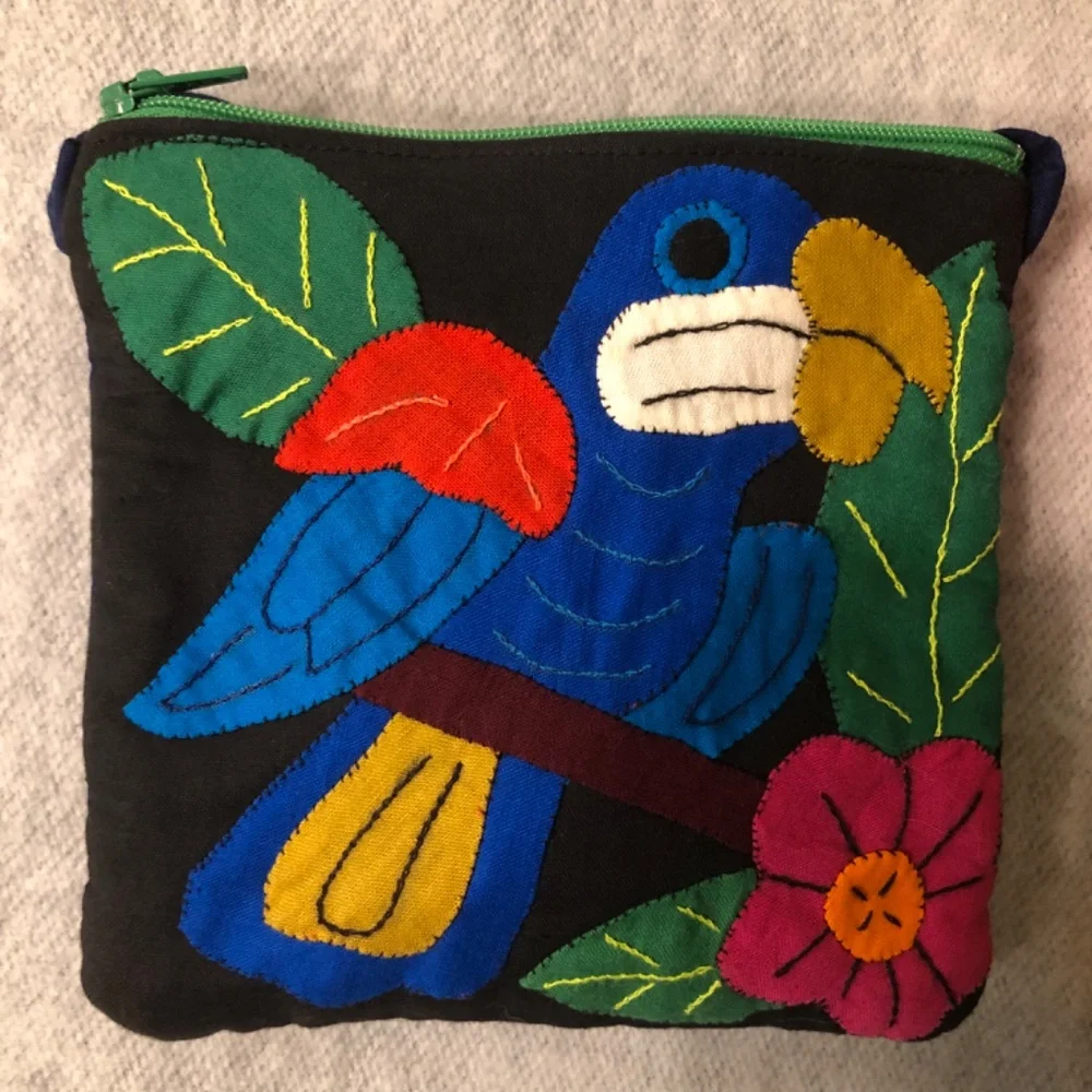 NWOT - Parrot Appliquéd Mini Bag_16